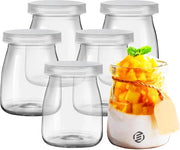 Set di Overnight Oats in Jar di Mason - Muesli - Bicchieri di Cottura per Avena - Kit - Fondamentale per la Tua Colazione