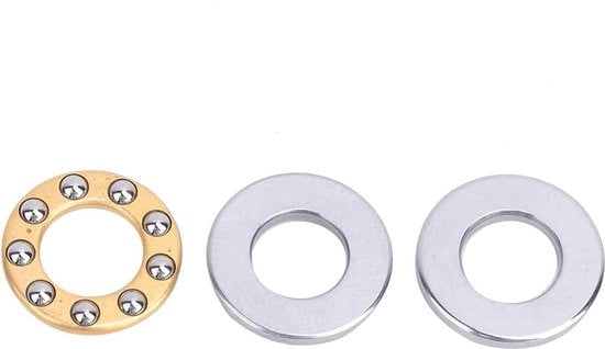 Set di rulli a disco in acciaio piano per alta precisione 10PCS - Rulli a disco per alta pressione per F6-12M 6 * 12 * 4,5mm.