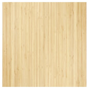 Tappeto del soggiorno | Tappeto Rettangolare Naturale Chiaro 100x100 cm in Bamb¨´