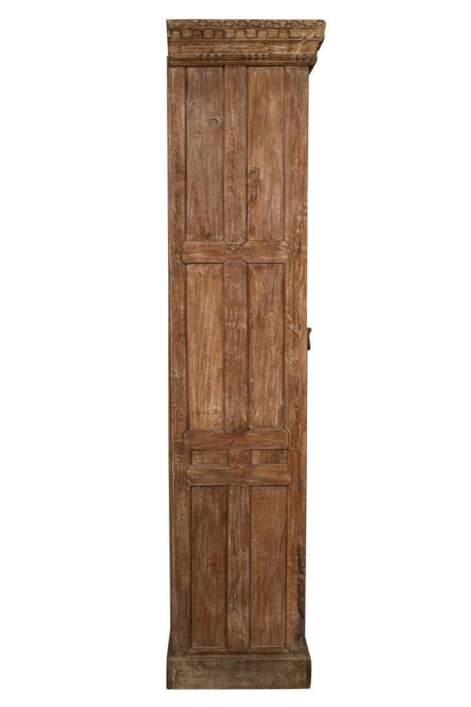 Biscottini Stipo Libreria in legno massiccio con porta antica Molto solido spazioso