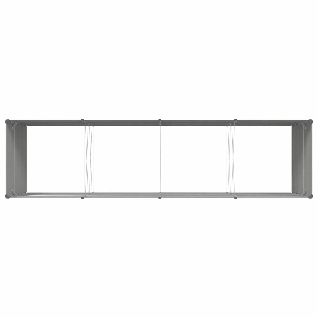 Fioriera Grigio chiaro 195 x 100 x 45 cm Acciaio zincato
