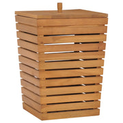 Cesto Portabiancheria 30x30x45 cm in Massello di Teak cod mxl 49650