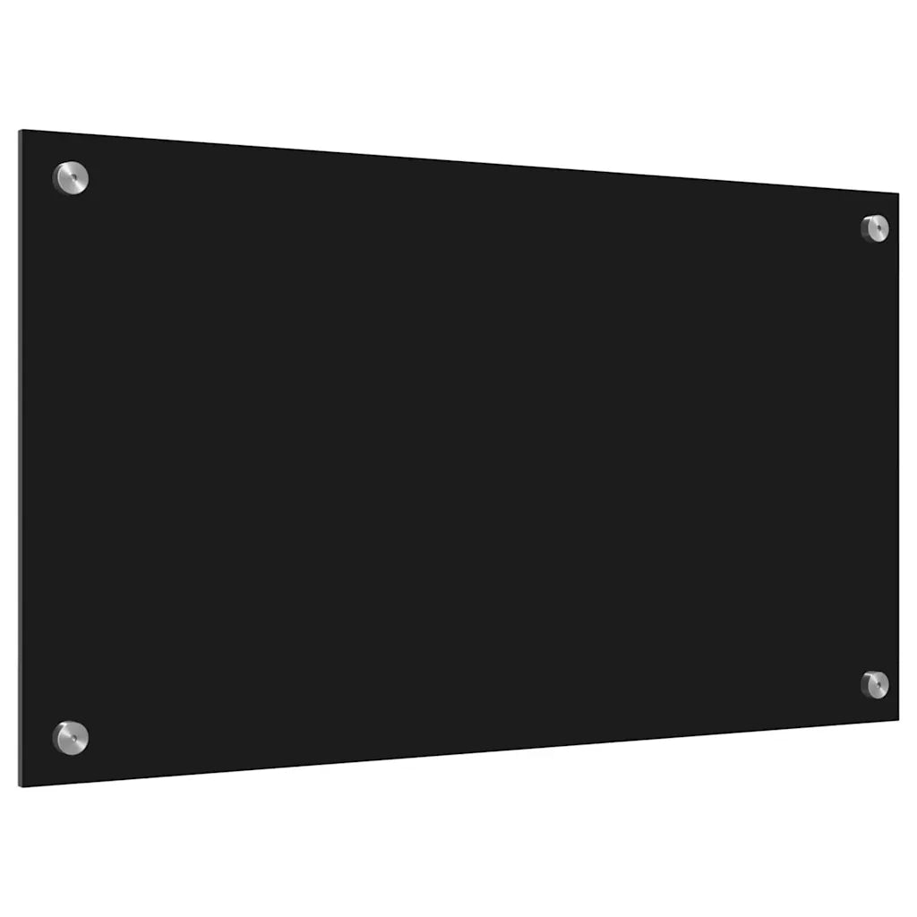 Schienale da cucina Nero 70 x 40 cm vetro temperato CFW6380412