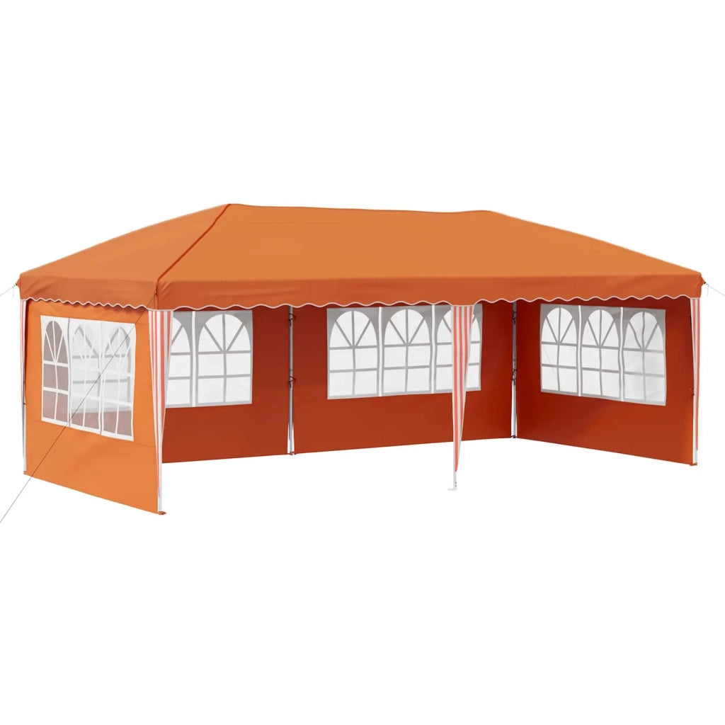 Tenda per feste a pop-up 575 x 289 x 245 cm Arancione 42019800