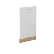 Pannello frontale R-Line Bianco lucido/Rovere dorato 45 cm senza piano di lavoro Vicco
