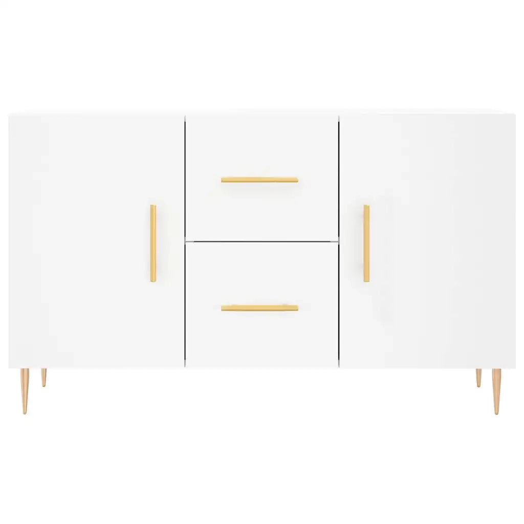 Credenza Bianca 100x36x60 cm in Legno Multistrato 828156