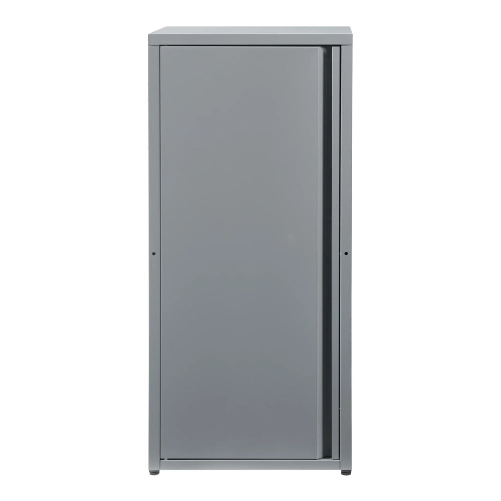 Mobiletto portaoggetti/scaffale 88 x 40 x 35 cm metallo acciaio grigio 03_0008904