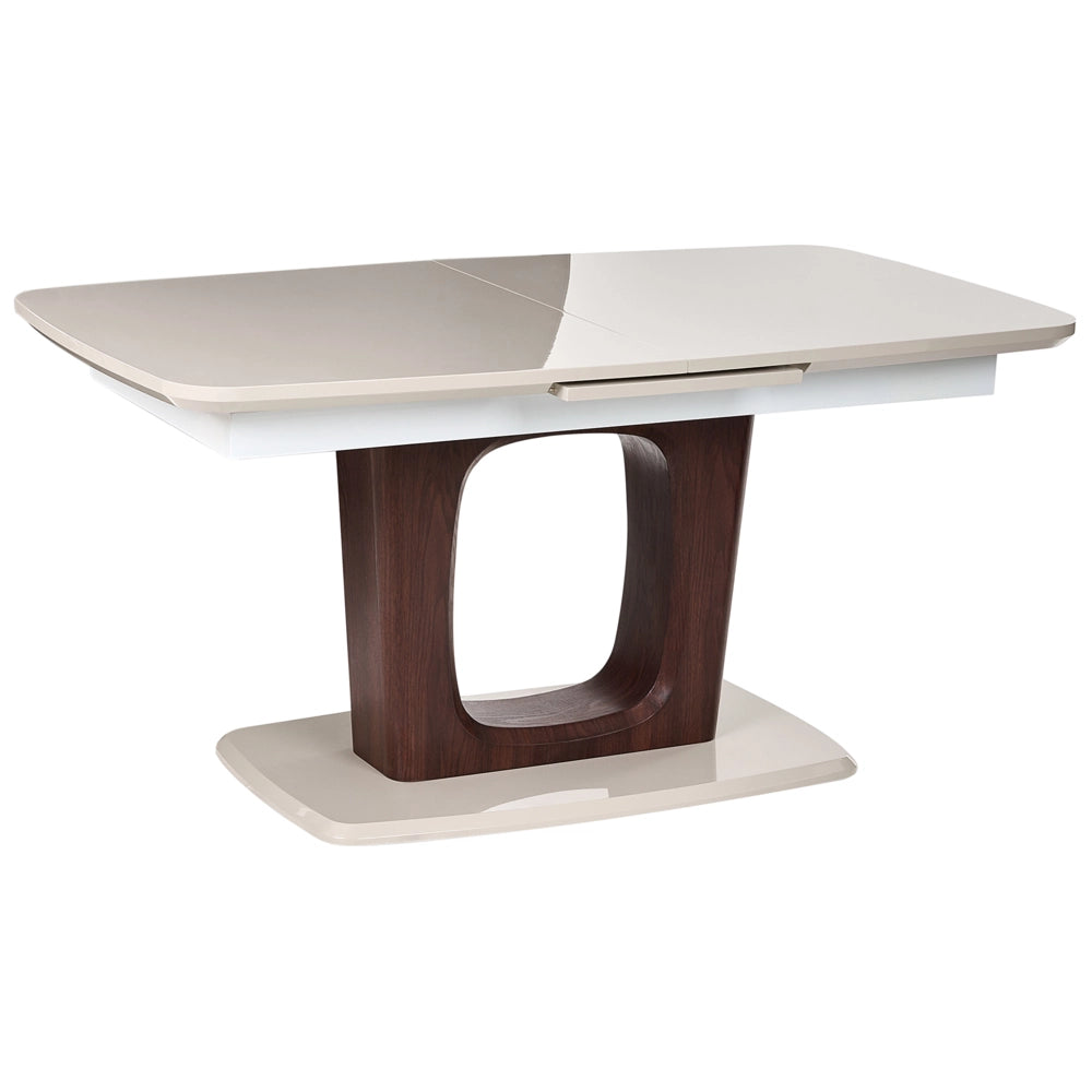 Tavolo da pranzo MDF beige chiaro 160/200 x 90 cm Allungabile Rettangolare Moderno Sala da pranzo Cucina