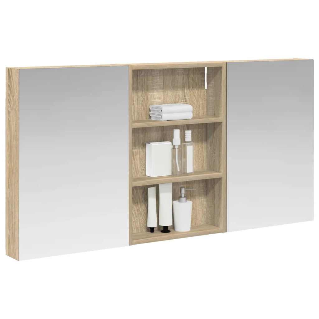 Set di Armadi da Bagno con porta 3 pcs 120 x 10,5 x 60,5 cm 3403730