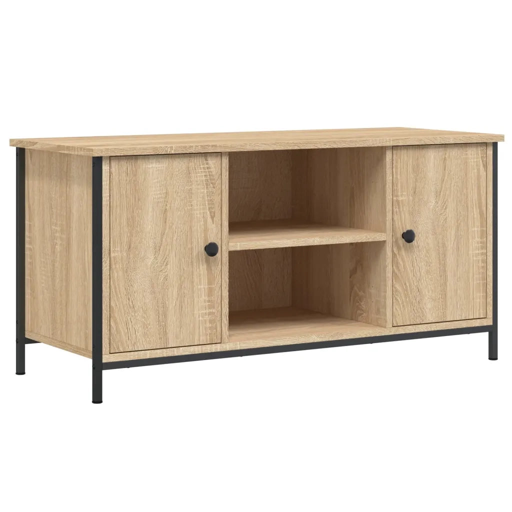 Mobile Porta TV Rovere Sonoma 100x40x50 cm in Legno Multistrato 832764