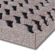 Pannello fonoassorbente bugnato in poliuretano espanso 1500 x 2100 x 40 mm trem