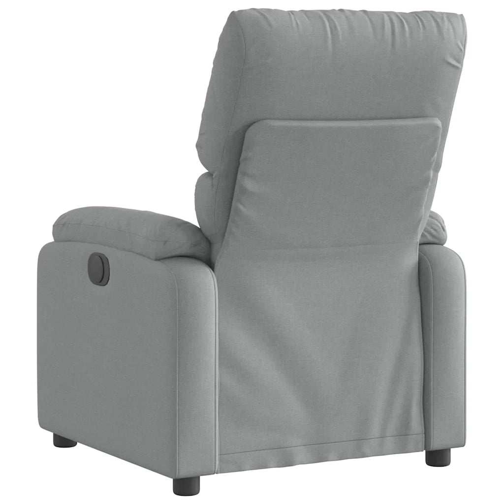 Divano Sedia-Poltrona reclinabile in tessuto grigio chiaro 661905