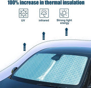 Ombrello per auto, sostituzione per Peugeot 308 2013-2021, parabrisco, ombreggiatura interna, parasole pieghevole, auto, protezione UV, protezione riflettente, film antiriflesso, accessori