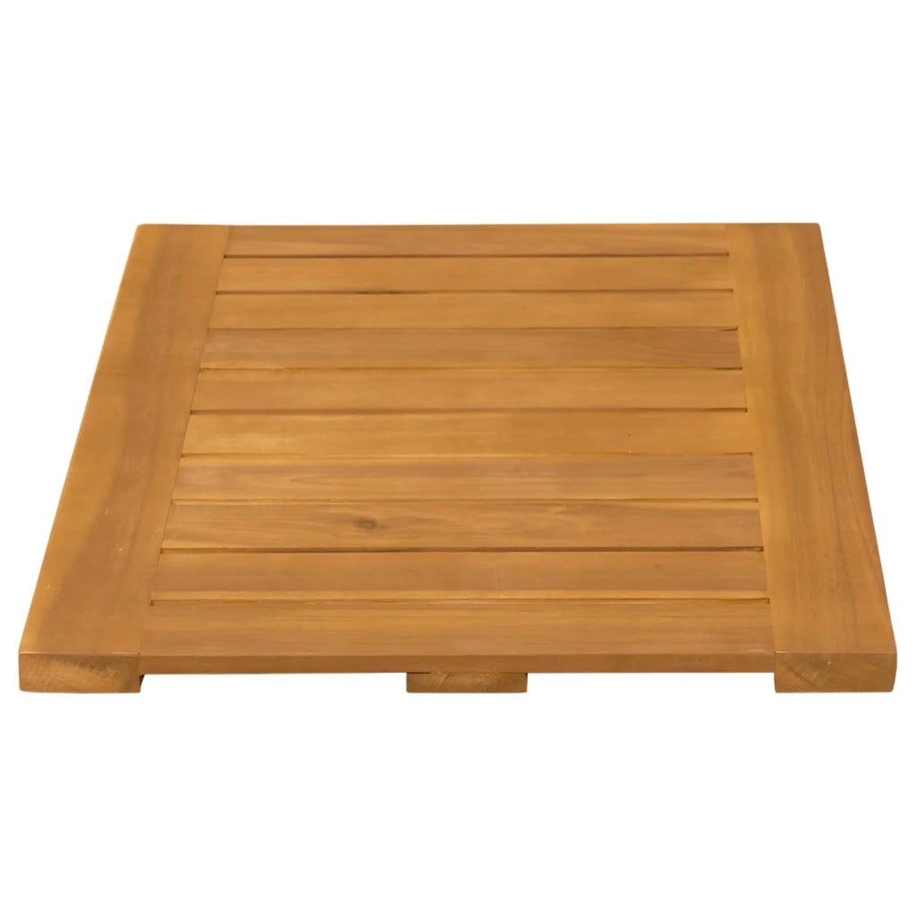 Tappeto da bagno Tinta unita Marrone 60 x 40 cm legno