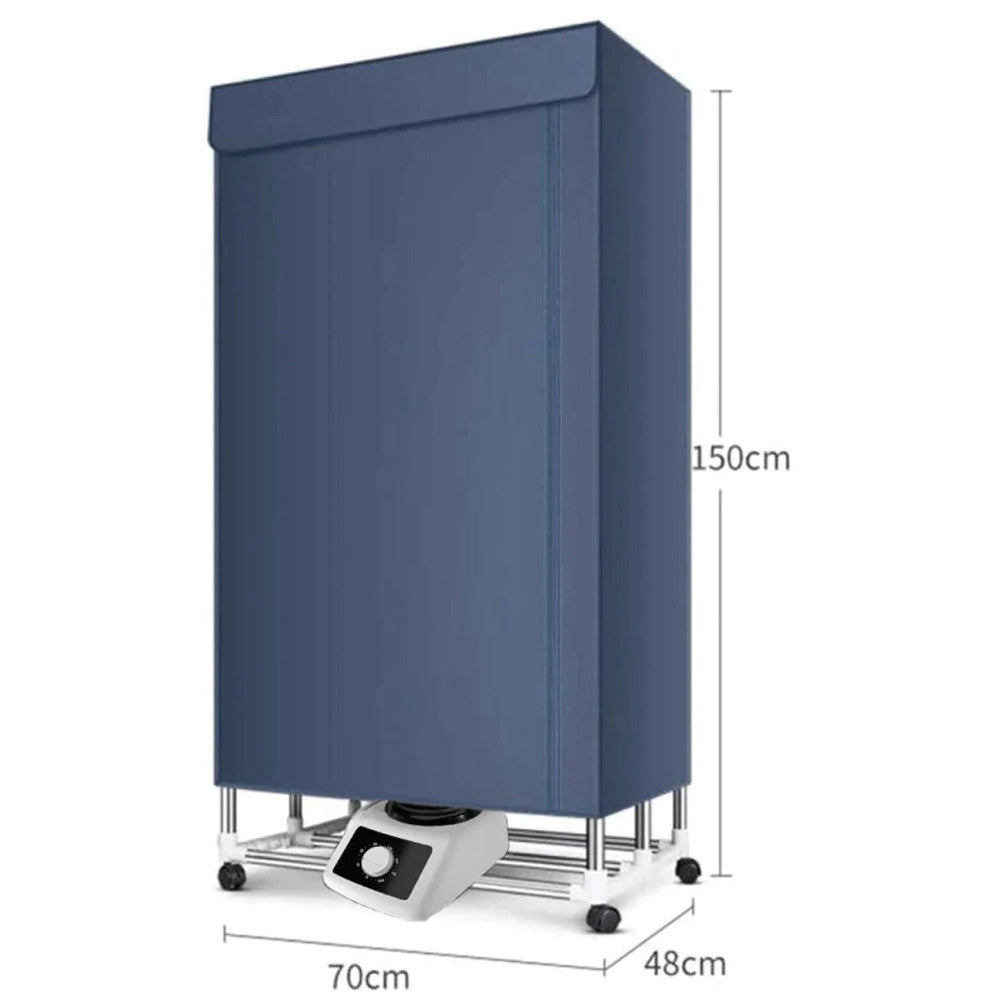Trade Shop - Asciugabianchera Elettrico Armadio Asciugatrice Stendino Biancheria Aria 1100w -
