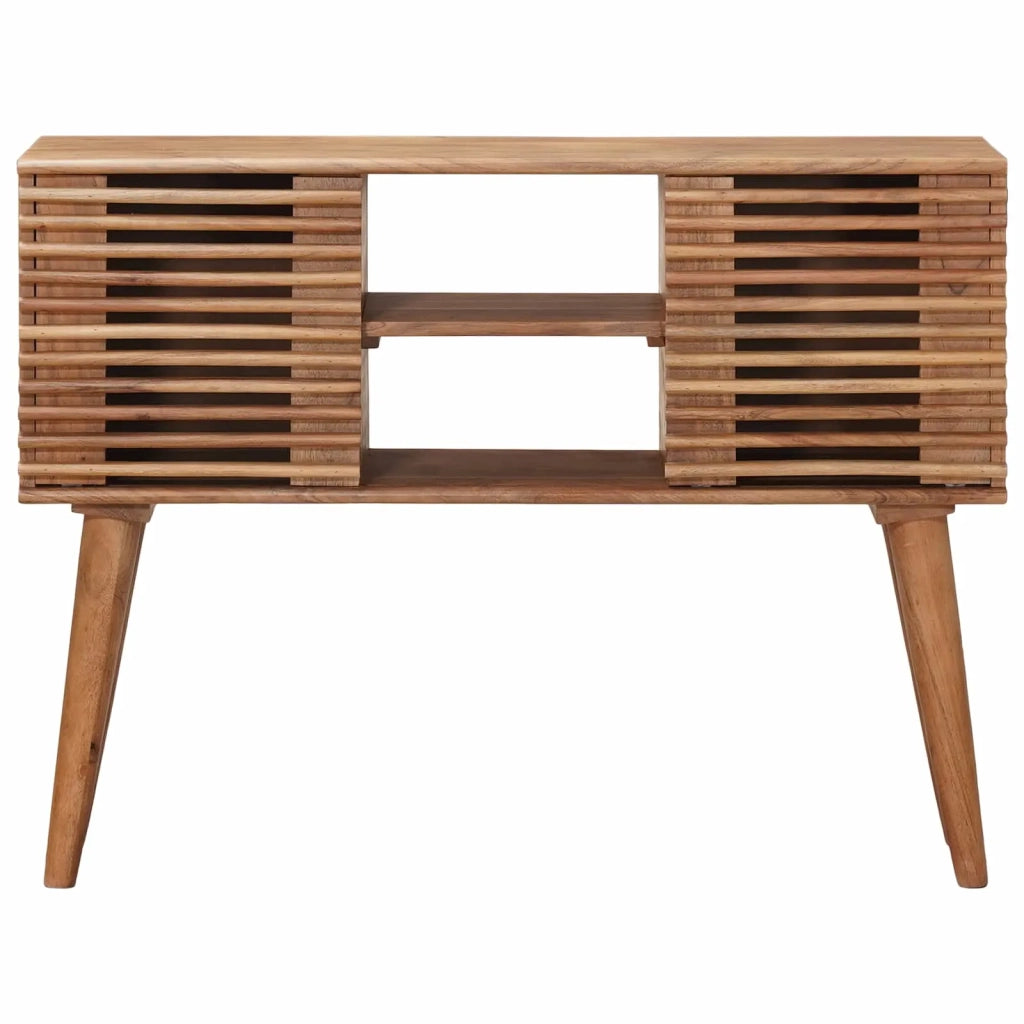 Tavolino fatto a mano Marrone Teak 100 x 30 x 75 cm