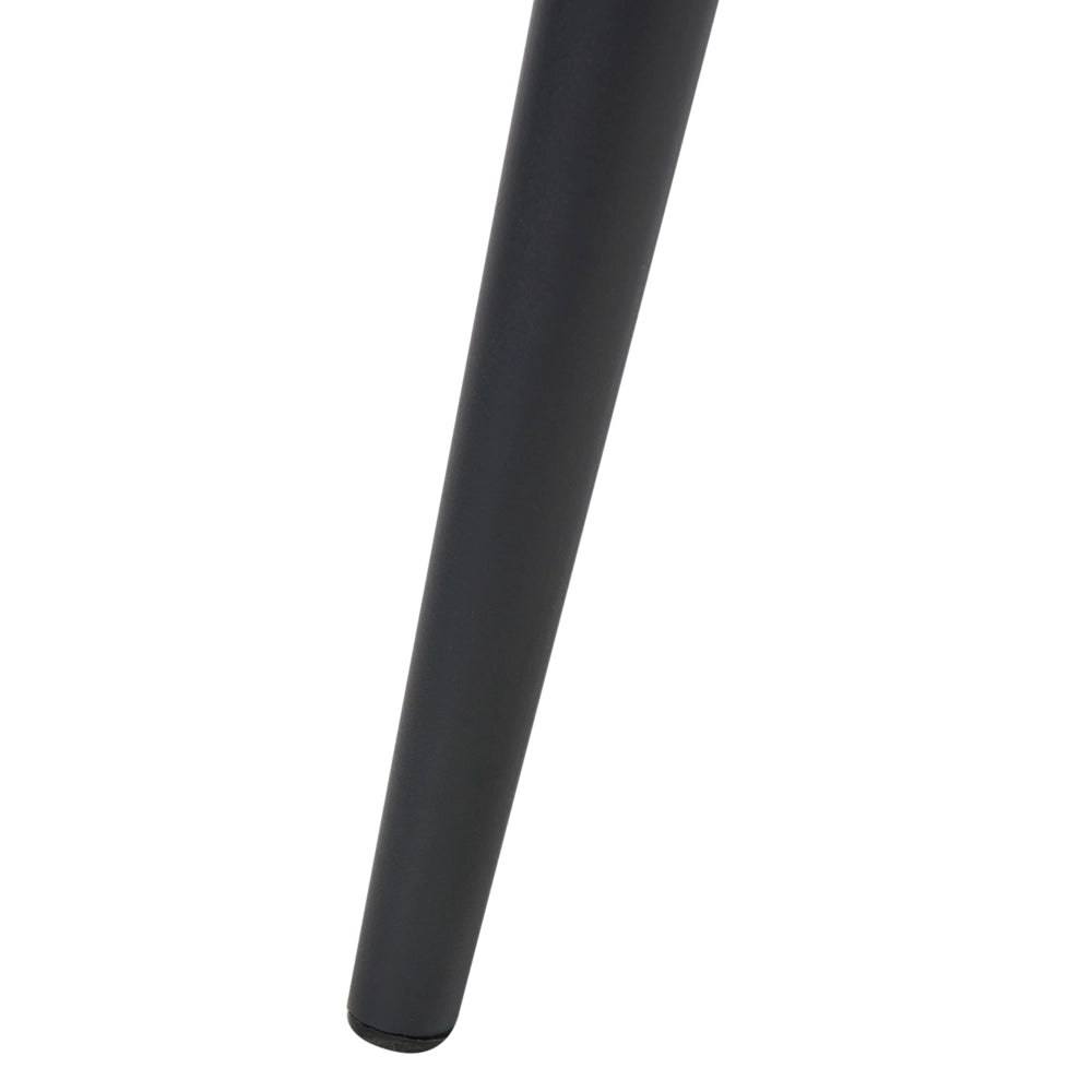 Set di 2 sedie da pranzo in ecopelle marrone dorato gambe in ferro Nero sedie moderne imbottite