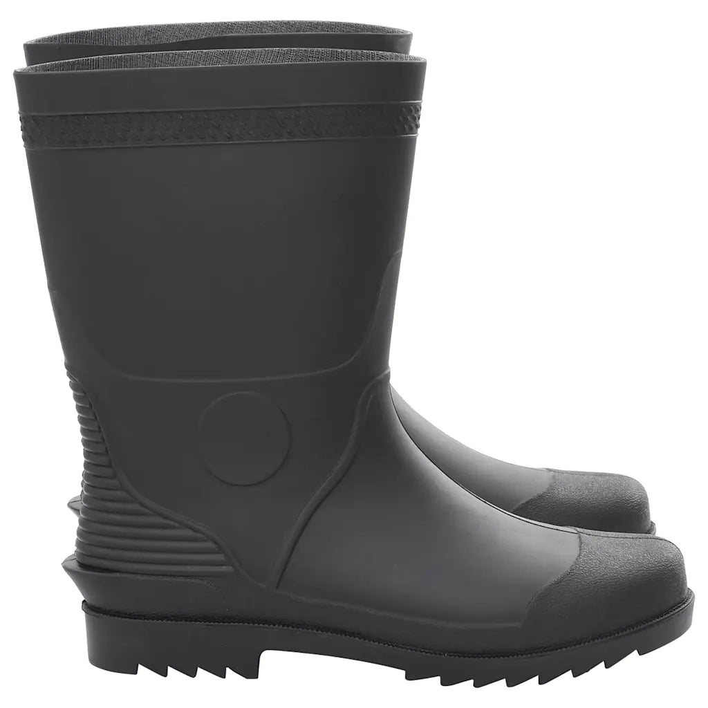 Stivali da Pioggia Neri Misura 46 in PVC