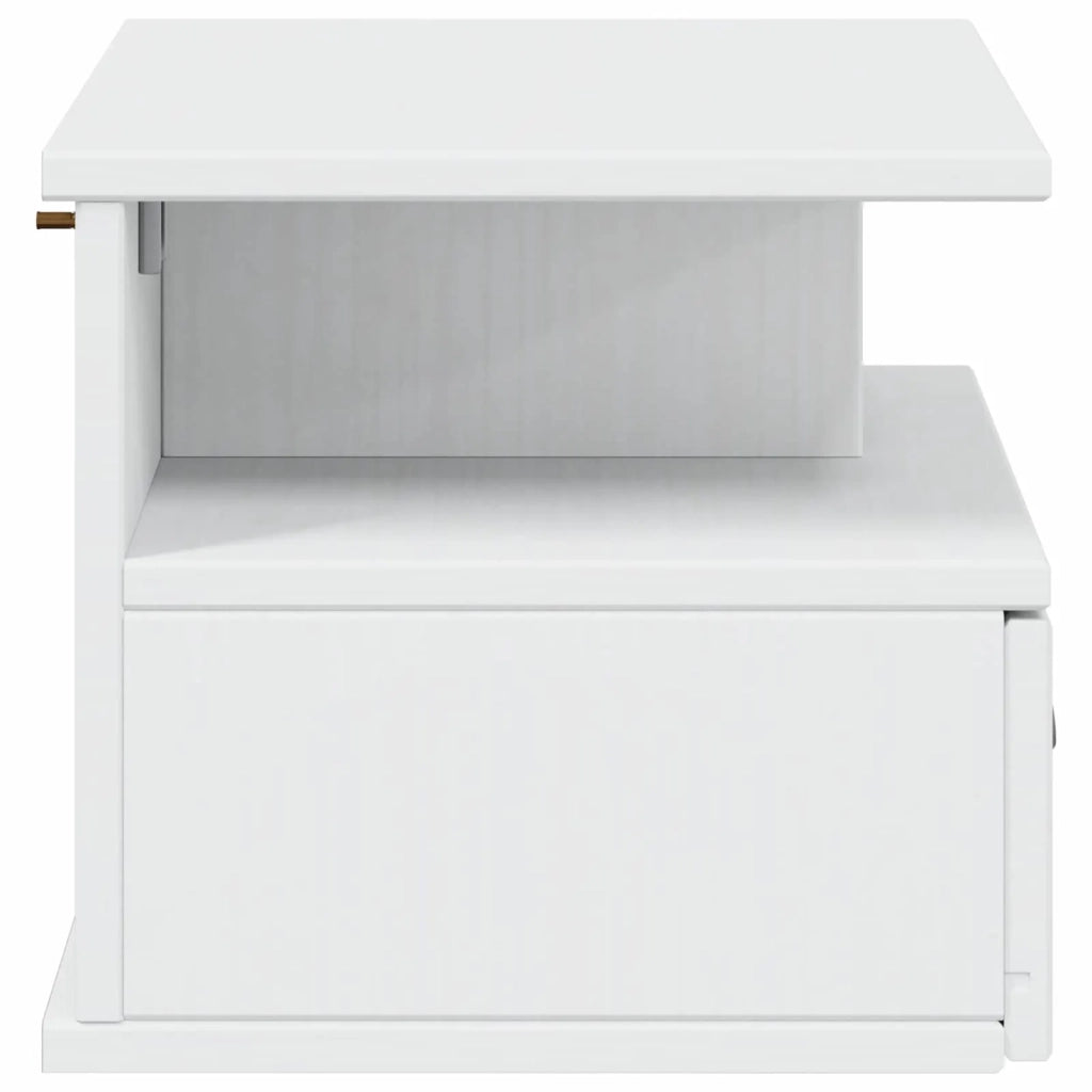 Armadio da Notte con cassetto HILL Bianco 40 x 31 x 27 cm 42025044