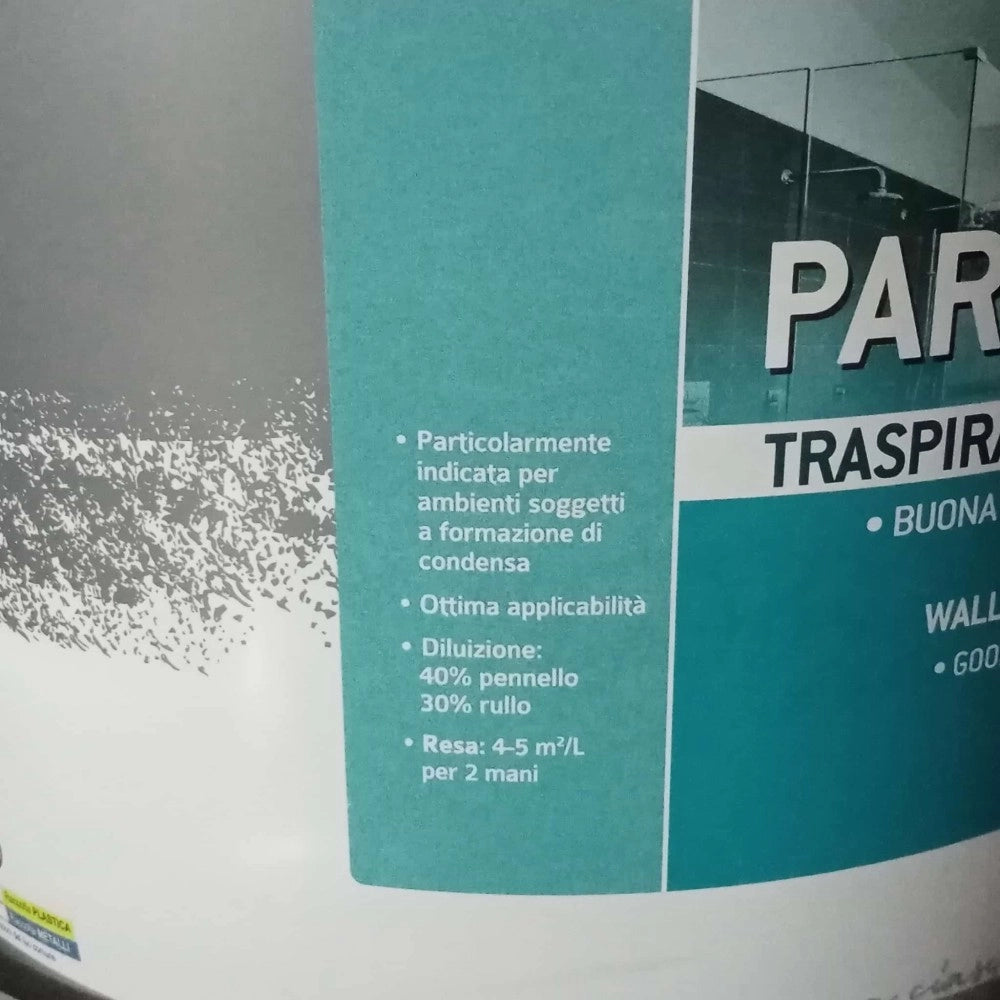 Tixe pareti vive 14lt pittura bianca opaca anticondensa alto spessore con antimuffa lavabile per interni