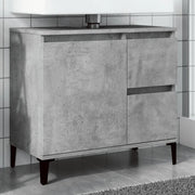 Mobile Lavabo da Bagno Grigio Rovere 65x33x60cm in Truciolato 857122