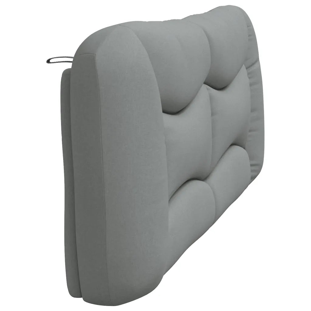 Cuscino Testiera Hvar Grigio Chiaro 200 cm in Tessuto CFW8793169