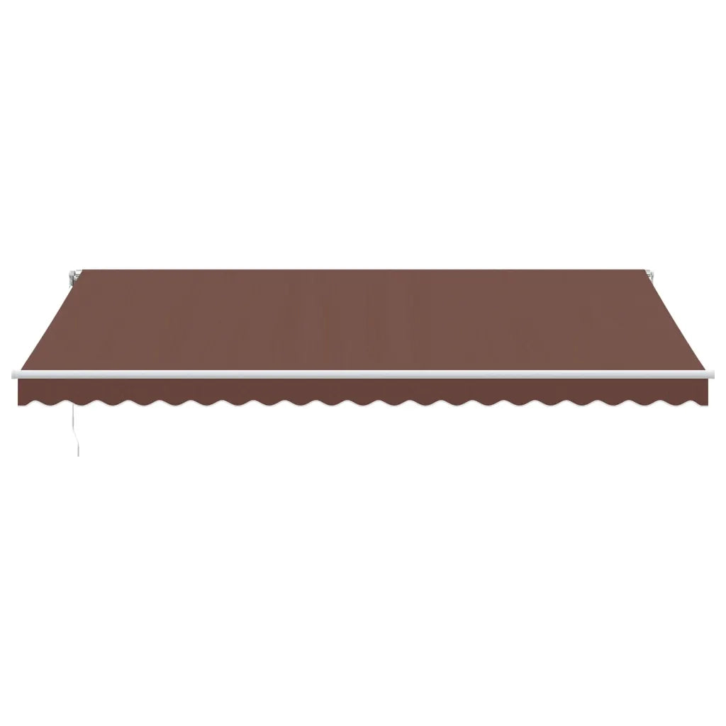 Tenda da Sole Retrattile Automatica Marrone 500x350 cm 3215397