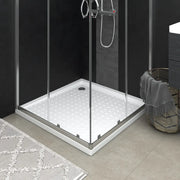 Piatto Doccia con Superficie Puntinata Bianco 80x80x4 cm in ABS 148900