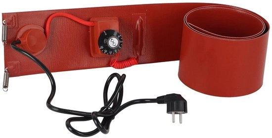 Riscaldatore di Olio a Silicio Metallico 1000W - Installazione Facile e Termostato - Riscaldatore a Vasca da 200L per Pijpleiding Olio - Alimentazione 220V EU.