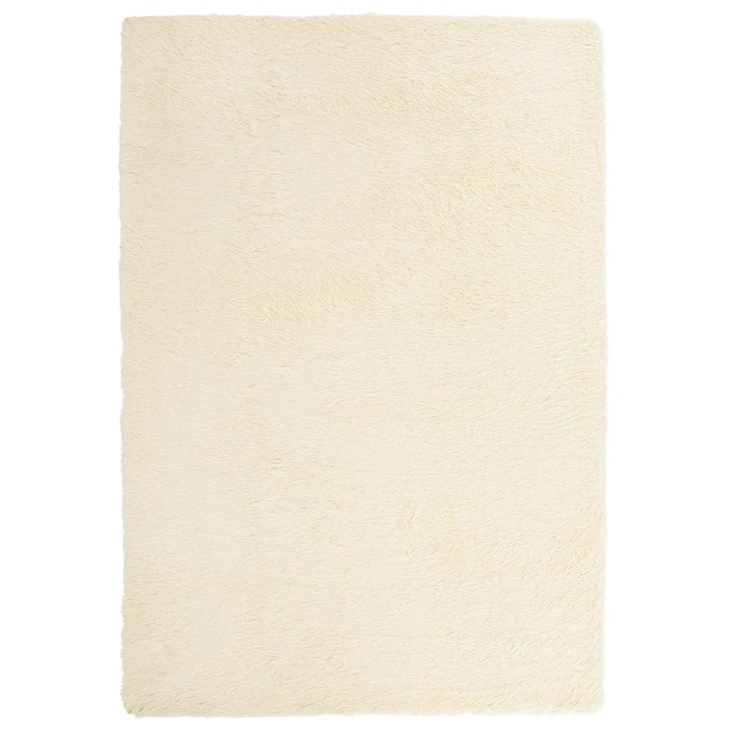 Tappeto del soggiorno | Tappeto Shaggy a Pelo Lungo NAVARRA Crema 200x290 cm poliestere
