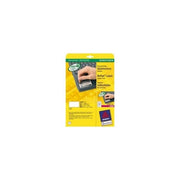 Etichette bianche antimanomissione avery non rimovibili - 45,7x25,4 mm - 40 et/foglio per laser - cf. 20 ff l6145-20 - 101959