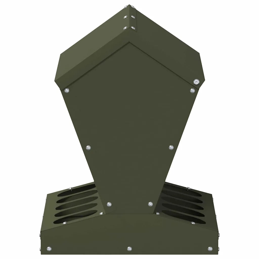 Feeder per pollo Verde oliva 30 x 30 x 39 cm CFW1123265