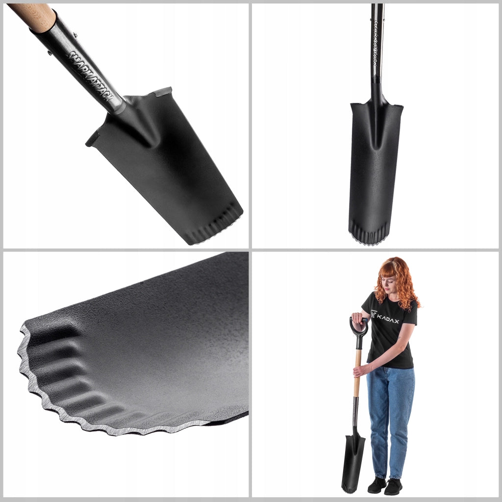 Vanga di drenaggio lunga per frutteto KADAX con foro stretto e affilato, 124 cm