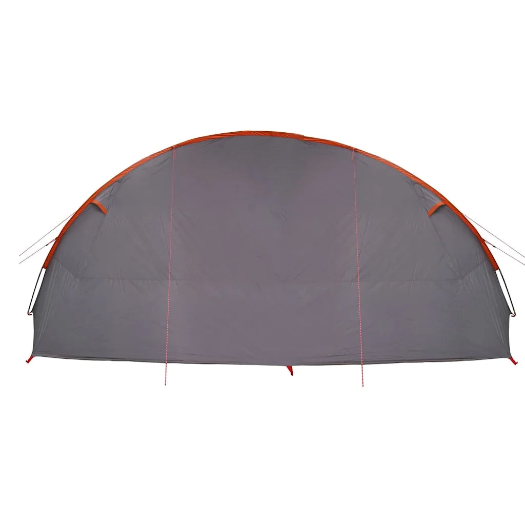Tenda Tunnel per 6 Persone con tetto Grigio e arancione