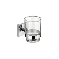 Porta bicchiere da parete serie xeno - fissaggio incollo o viti