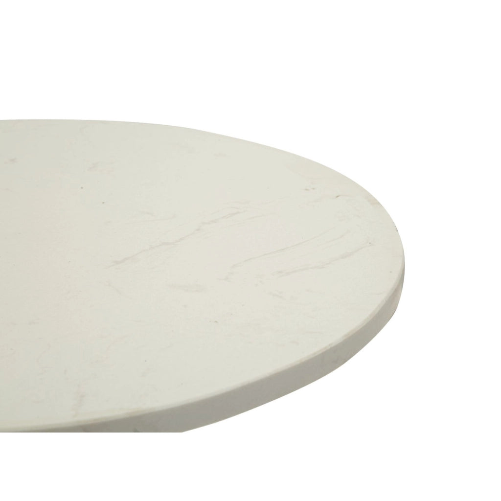 Tavolino VKH532, Argento, Marmo, 37,5x37,5x58 cm