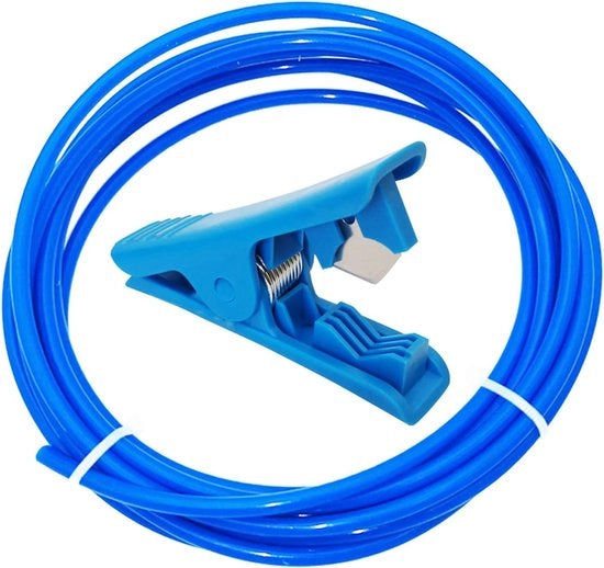 Slang Teflon blu per monostublo stampante 3D 8 metro PTFE diametro interno 175 mm diametro esterno 4 mm + guaina buissnijder