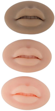 Orefenmateriaal per Tattoo per Pratica di Lippen - Microblading con Silicone per Pelle - Materiale di Addestramento per Cosmetologia - 3D Simulatore di Pelle - Formazione di Make-up Professionale