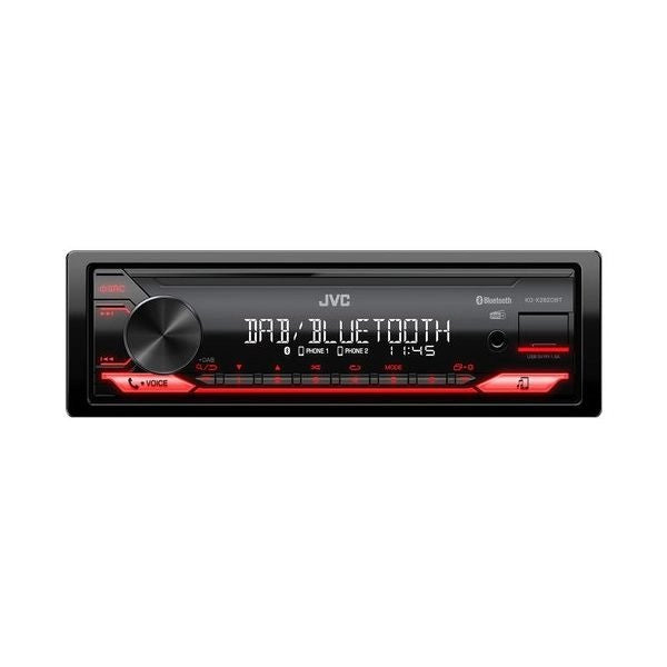 Jvc kd-x282dbt ricevitore multimediale per auto nero 200 w bluetooth