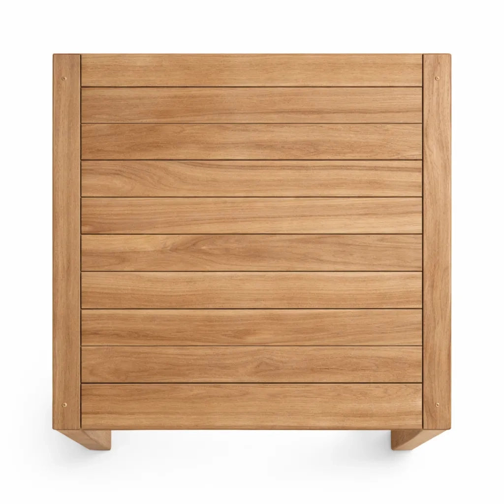 Tavolo Bar da Giardino 70x70 cm in Legno Teak Massello