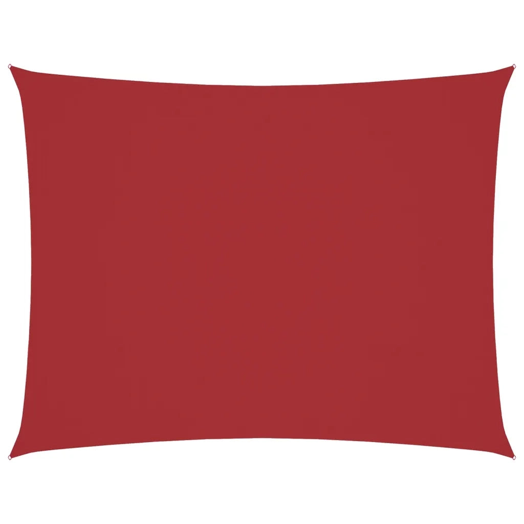 Vela Ombreggiante-Parasole a vela Oxford Rettangolare 3x4,5 m Rosso