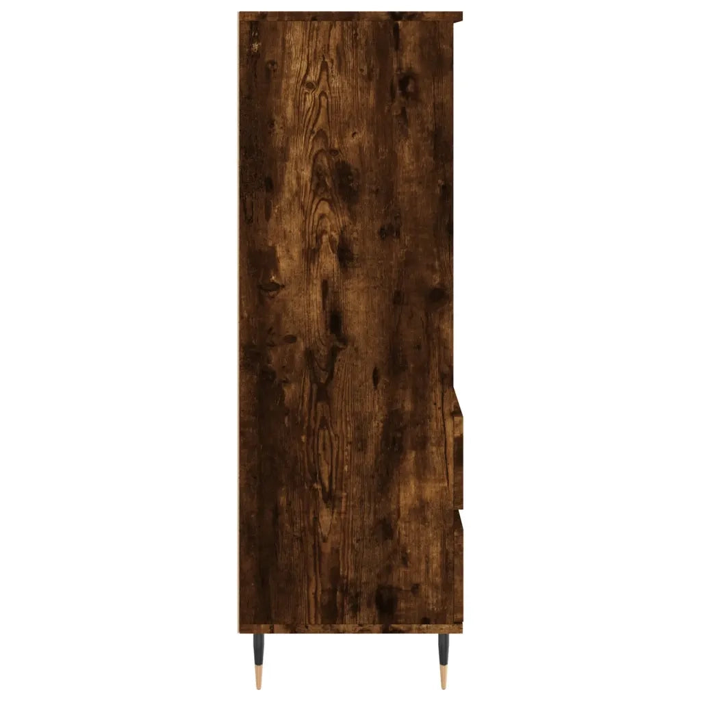 Credenza-Buffet-Armadio da cucina Rovere Fumo 40x36x110 cm in Legno Multistrato 368726