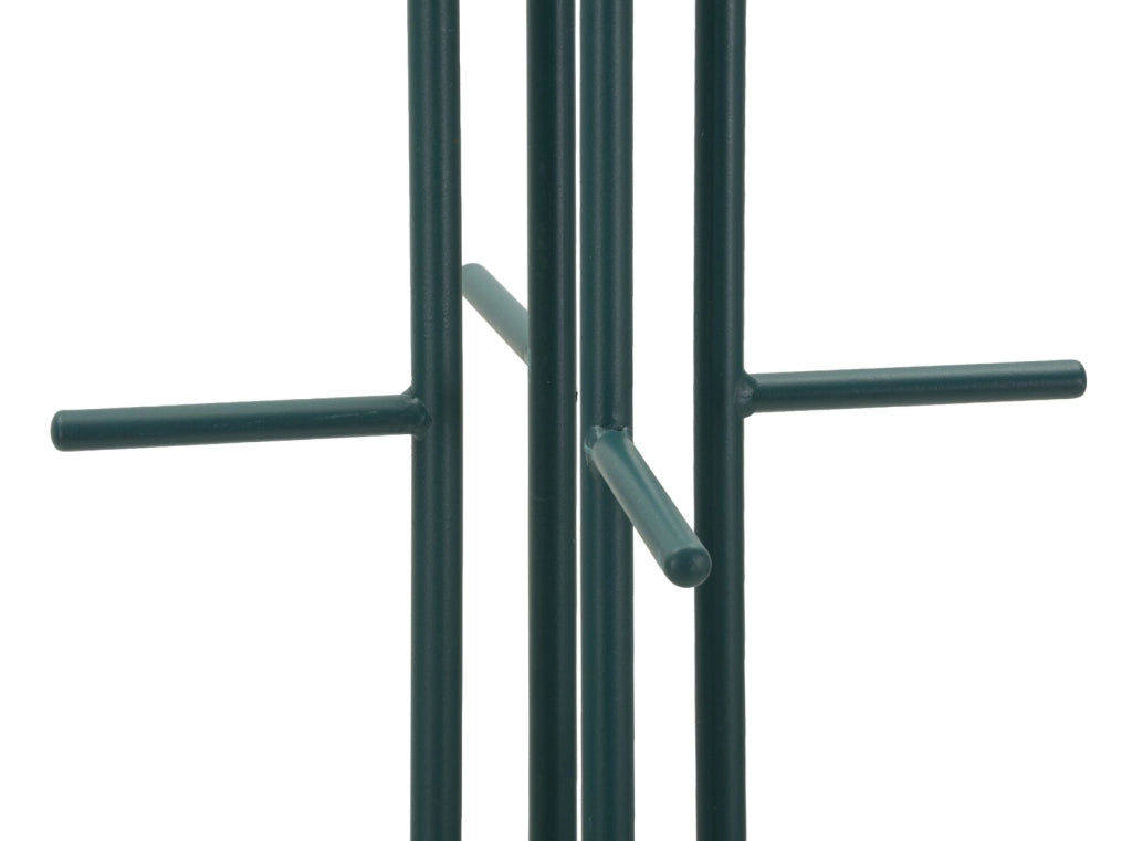Appendiabiti Saturno Ottanio 45x28x178 cm in Metallo Verde acqua