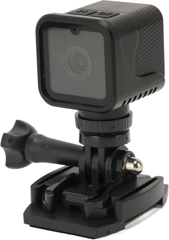 Camera di Azione Ultra HD con Microfono Integrato e Connessione WiFi, Resistente all'Acqua, 4K.
