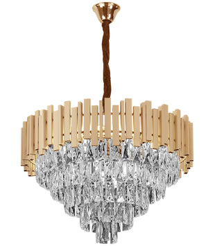 Lampada Cristal G052-cp 60cm Gold