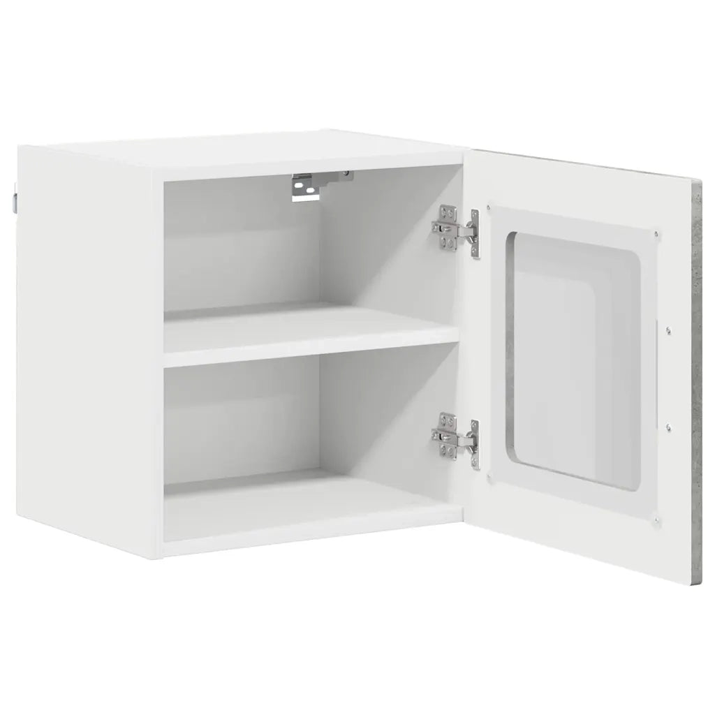 Mobile da cucina con lo scaffale-Armadio da cucina Grigio cemento 40 x 31 x 40 cm 396192