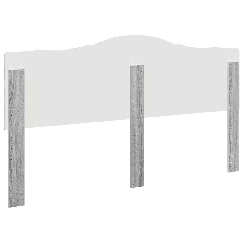 Testiera-Testata-Testiera Decorativa Grigio Sonoma 200 cm Legno multistrato 731260