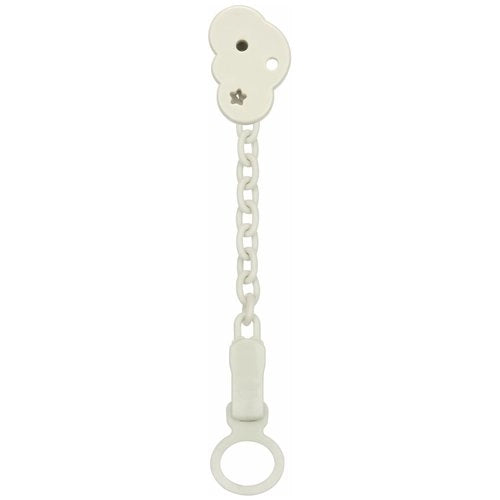 Porta succhietto chicco 00040852200000 easy clip con catenella grigio