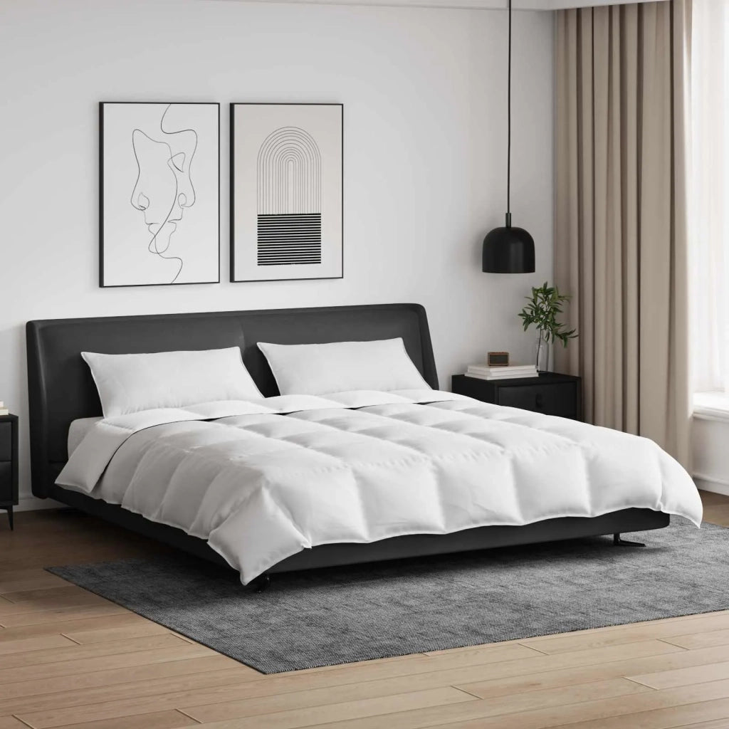 Set di Piumoni con cuscino 3 pcs Bianco Piuma d'anatra 3376993