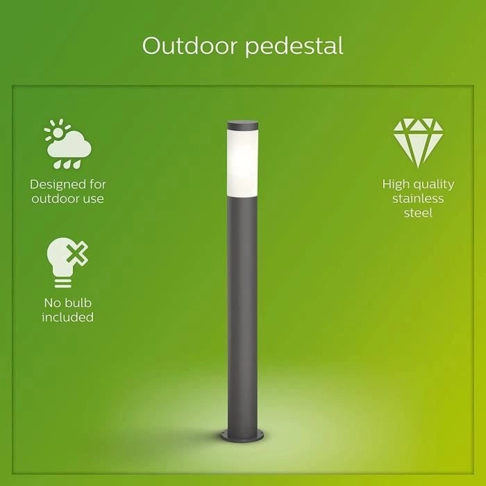Philips Potelet Utrecht - 20W - Antracite